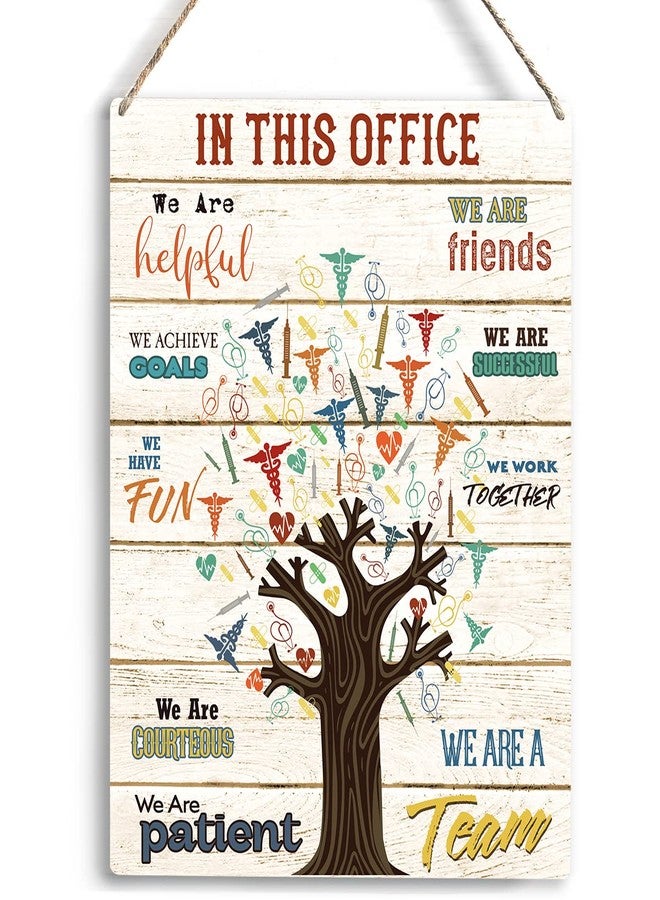 YCYD Motivational Quotes Wall Art Office Bedroom Wooden Hanging Sign 10x8 Inches - Image 1